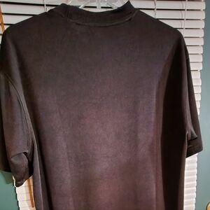 Daniel Ellissa T-Shirt Men’s Dark Brown Size 3XL Dressy Crew Neck Knit Polyester